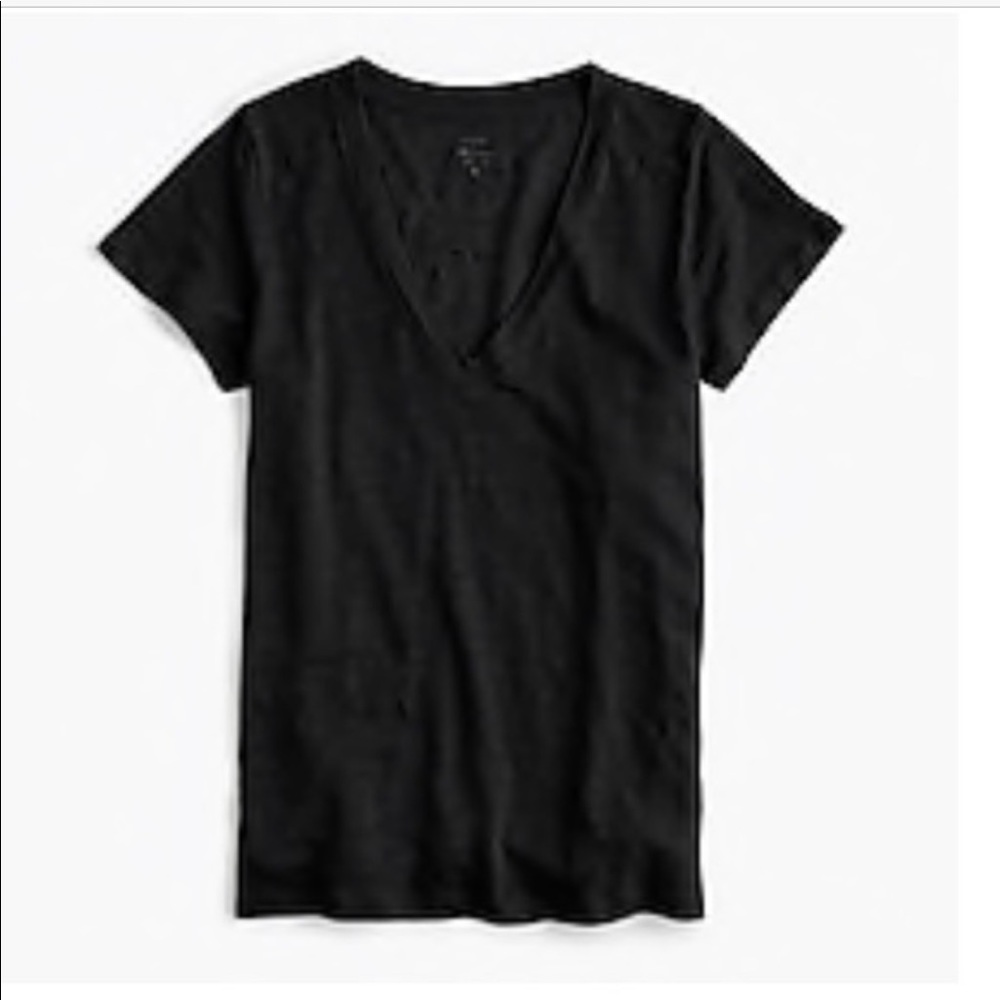 J.Crew Vintage cotton V-neck T-shirt